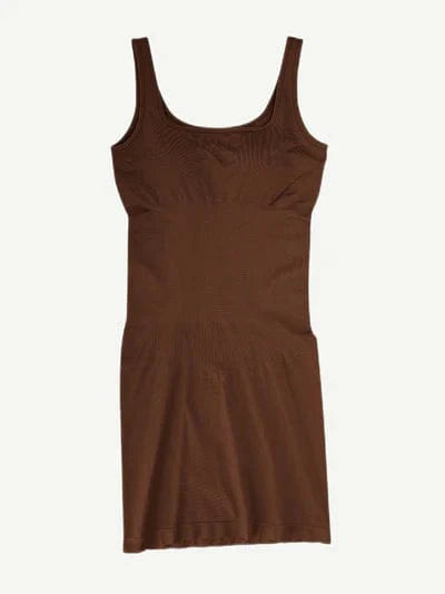 CurvyPower | NL Bodycon Square Neck Midi Dress Shapewear Bodycon With Removable Pads