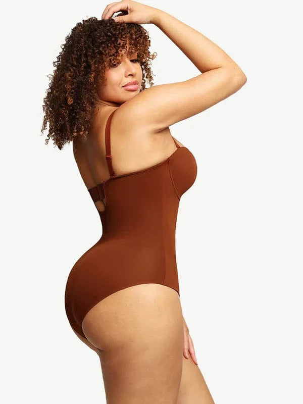 CurvyPower | NL bodysuit Bust Capped Shapewear Tummy Control Bodysuit