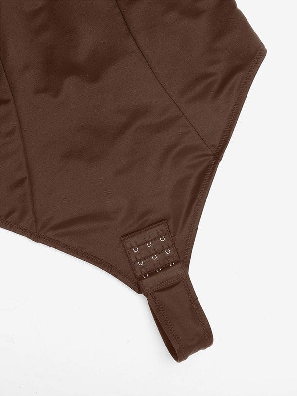 CurvyPower | NL bodysuit Deep V-Neck Tummy Control Shapewear Bodysuit