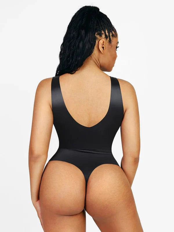 CurvyPower | NL bodysuit Deep V Neck Waist Slimming Shapewear Bodysuit