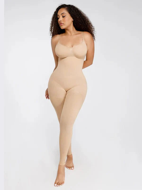 CurvyPower | NL bodysuit Seamless Bodysuit with Breast Support and Waist-to-Abdomen Shaping