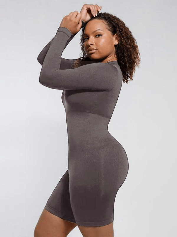 CurvyPower | NL bodysuit Seamless Waist Cincher Bodysuit Shapewear with Removable Cups