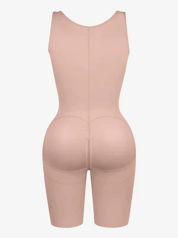 CurvyPower | NL bodysuit Shapewear Bodysuit Covering Postoperative Chest with Side Zipper