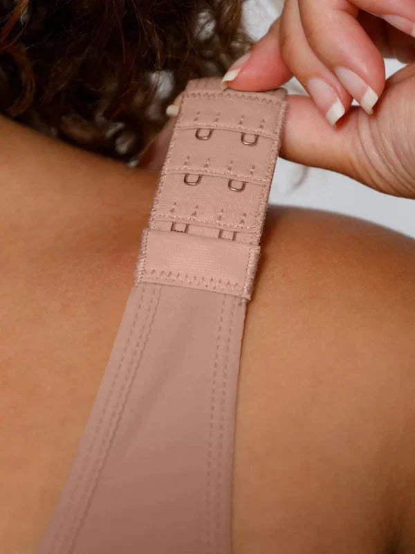 CurvyPower | NL bodysuit Shapewear Bodysuit Covering Postoperative Chest with Side Zipper