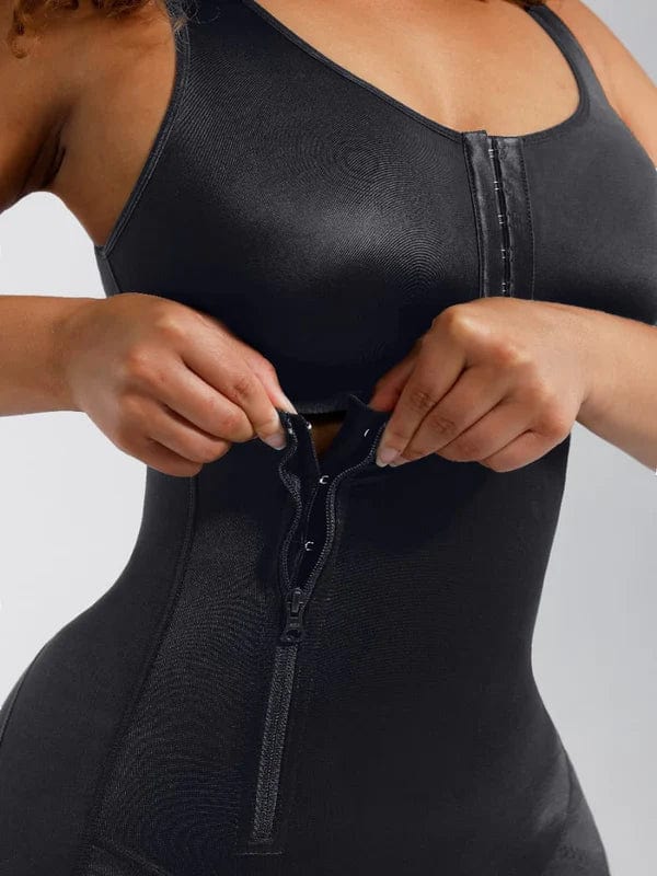 CurvyPower | NL bodysuit Shapewear Bodysuit Covering Postoperative Chest with Side Zipper