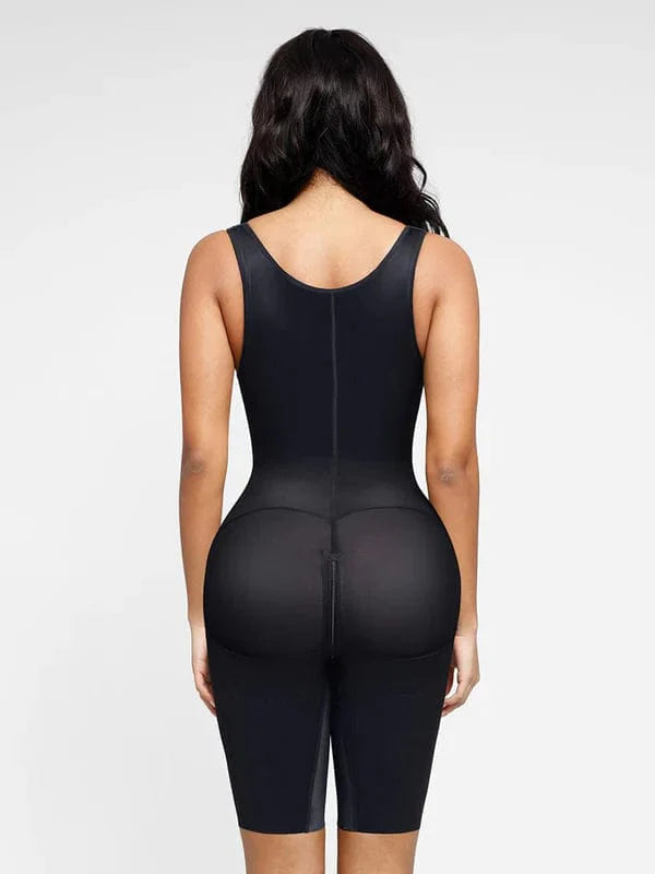 CurvyPower | NL bodysuit Shapewear Bodysuit Covering Postoperative Chest with Side Zipper