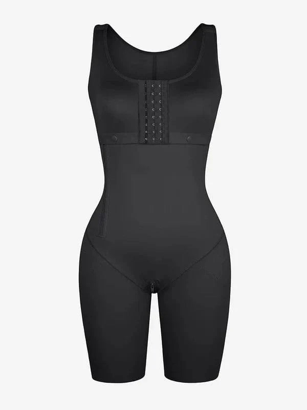 CurvyPower | NL bodysuit Shapewear Bodysuit Covering Postoperative Chest with Side Zipper
