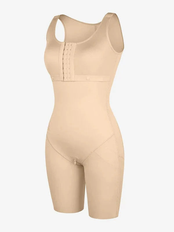 CurvyPower | NL bodysuit Shapewear Bodysuit Covering Postoperative Chest with Side Zipper