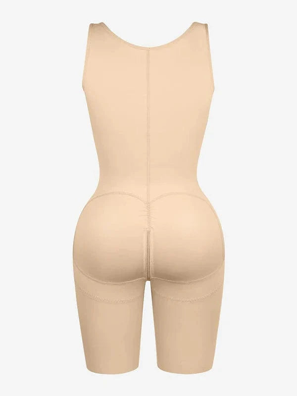CurvyPower | NL bodysuit Shapewear Bodysuit Covering Postoperative Chest with Side Zipper