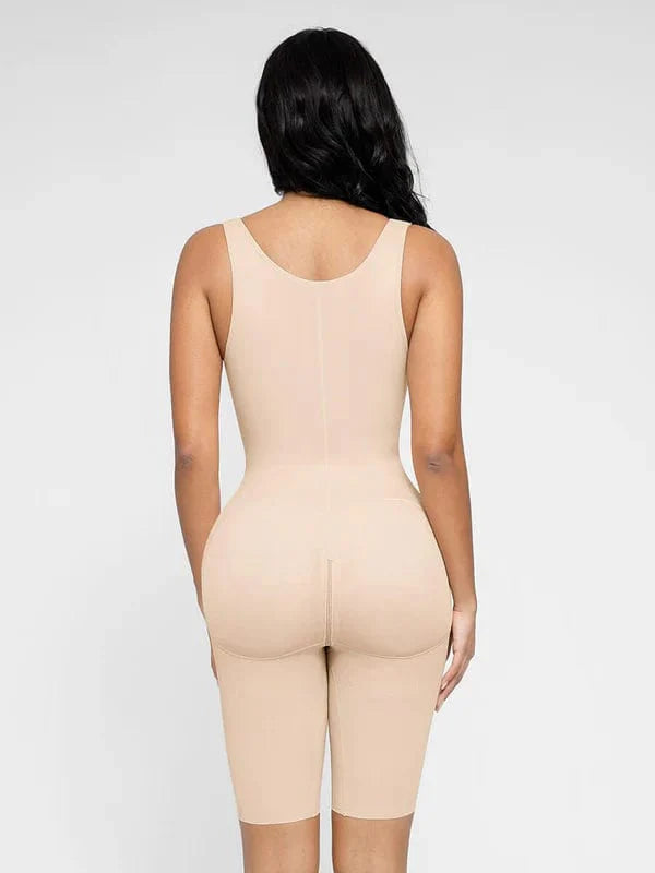 CurvyPower | NL bodysuit Shapewear Bodysuit Covering Postoperative Chest with Side Zipper