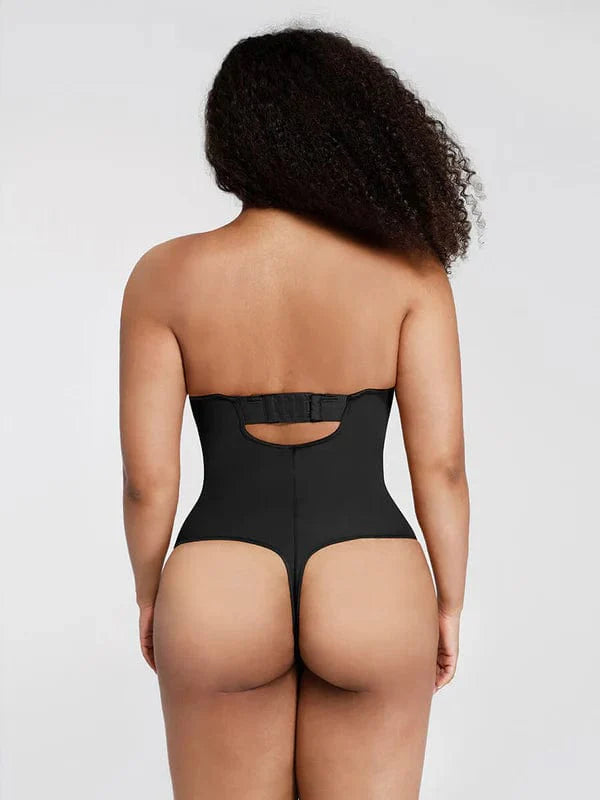 CurvyPower | NL bodysuit Strapless Underwire One-Piece Tummy Control Bodysuit Shapewear