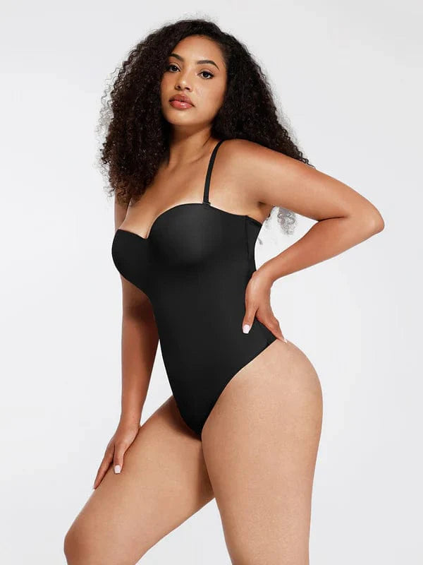 CurvyPower | NL bodysuit Strapless Underwire One-Piece Tummy Control Bodysuit Shapewear