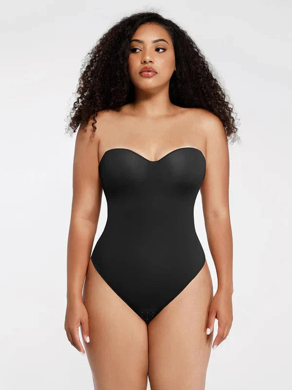 CurvyPower | NL bodysuit Strapless Underwire One-Piece Tummy Control Bodysuit Shapewear