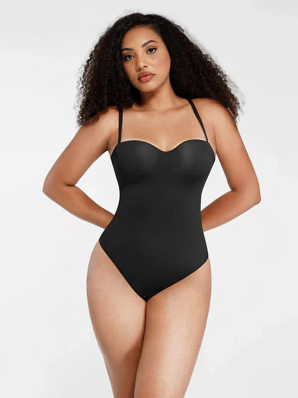CurvyPower | NL bodysuit Strapless Underwire One-Piece Tummy Control Bodysuit Shapewear