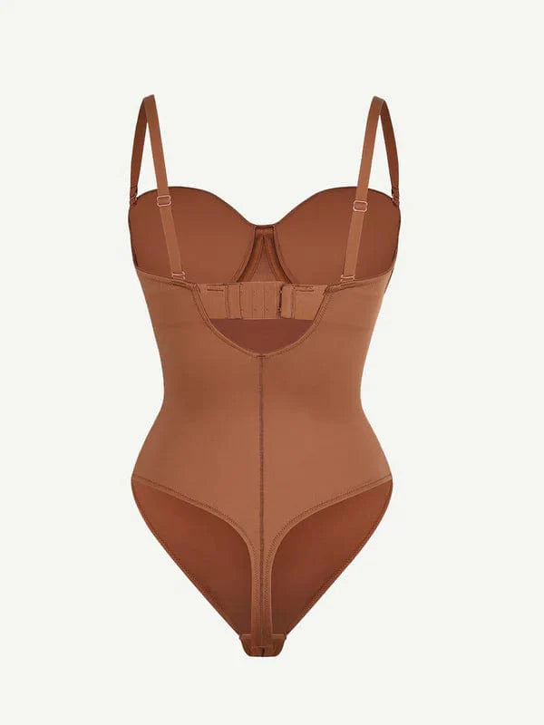 CurvyPower | NL bodysuit Strapless Underwire One-Piece Tummy Control Bodysuit Shapewear