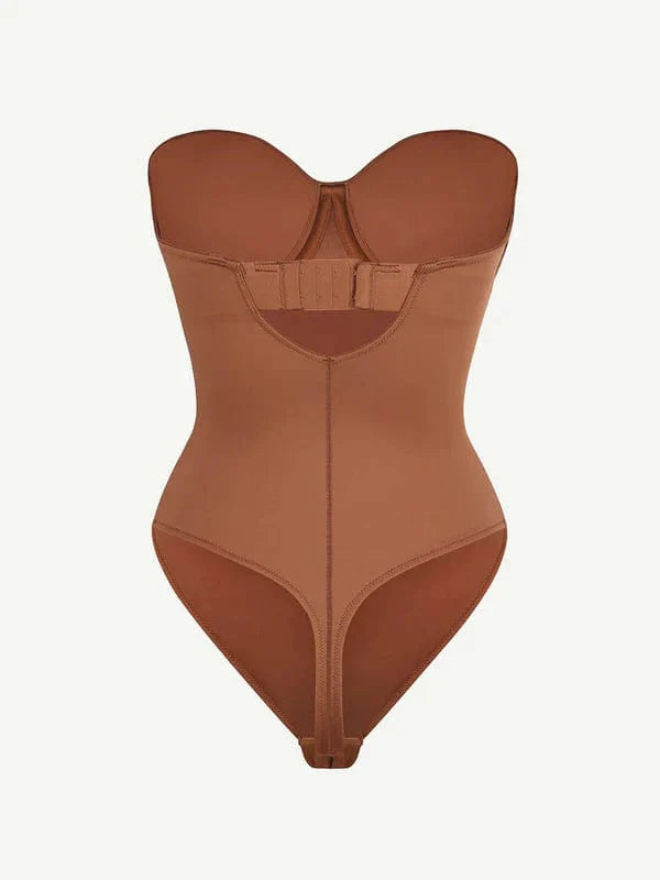 CurvyPower | NL bodysuit Strapless Underwire One-Piece Tummy Control Bodysuit Shapewear