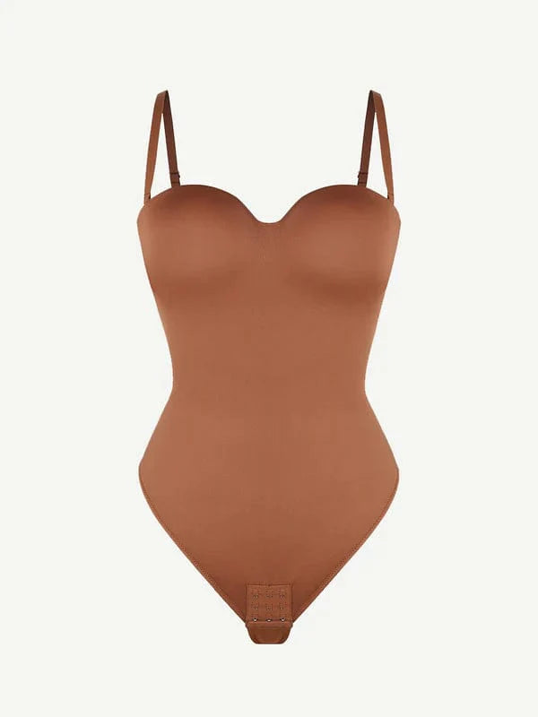 CurvyPower | NL bodysuit Strapless Underwire One-Piece Tummy Control Bodysuit Shapewear