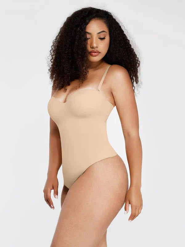CurvyPower | NL bodysuit Strapless Underwire One-Piece Tummy Control Bodysuit Shapewear