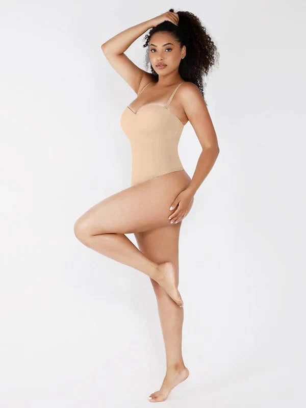 CurvyPower | NL bodysuit Strapless Underwire One-Piece Tummy Control Bodysuit Shapewear