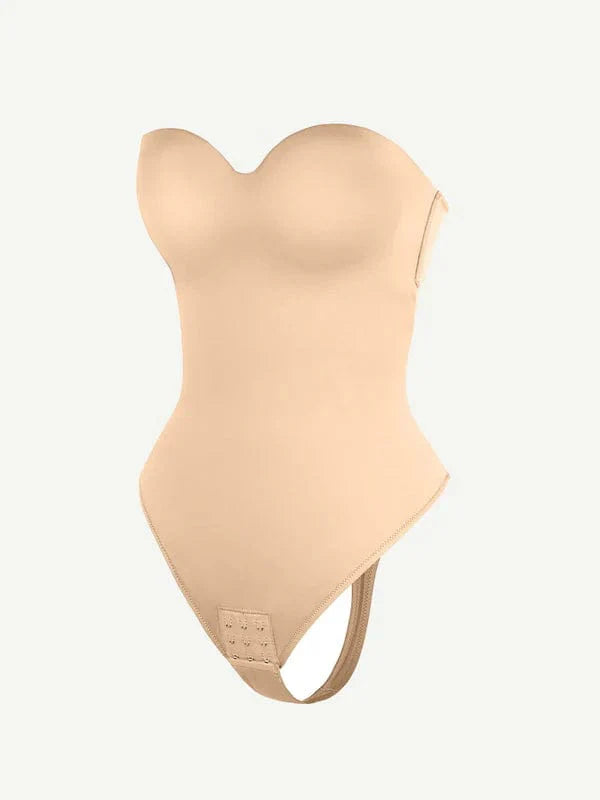 CurvyPower | NL bodysuit Strapless Underwire One-Piece Tummy Control Bodysuit Shapewear