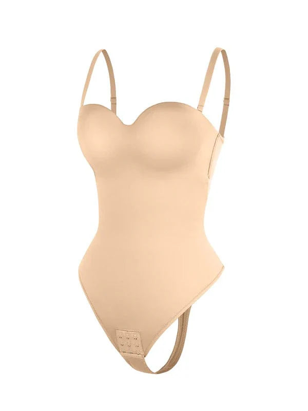 CurvyPower | NL bodysuit Strapless Underwire One-Piece Tummy Control Bodysuit Shapewear
