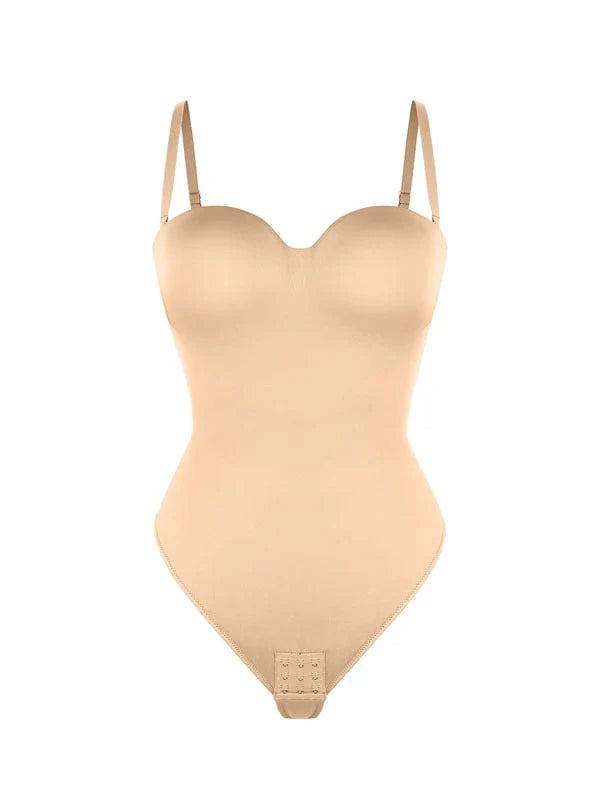 CurvyPower | NL bodysuit Strapless Underwire One-Piece Tummy Control Bodysuit Shapewear