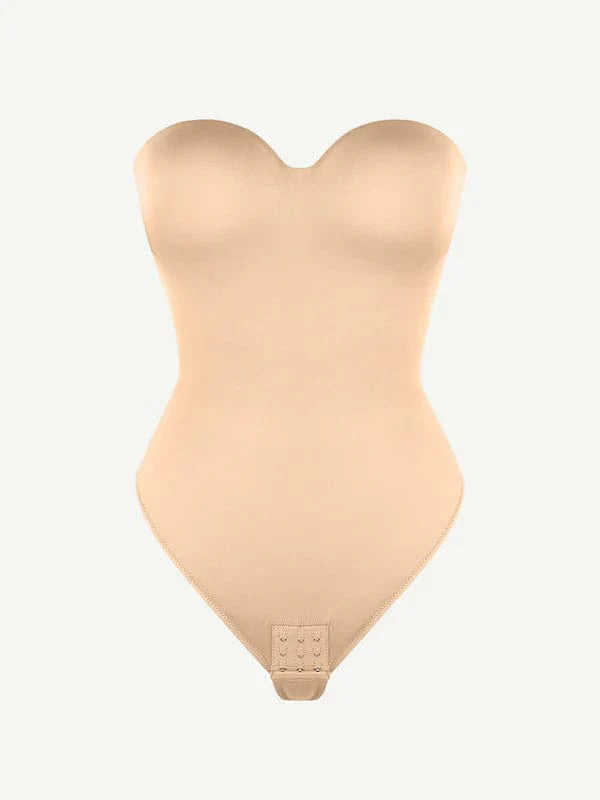 CurvyPower | NL bodysuit Strapless Underwire One-Piece Tummy Control Bodysuit Shapewear