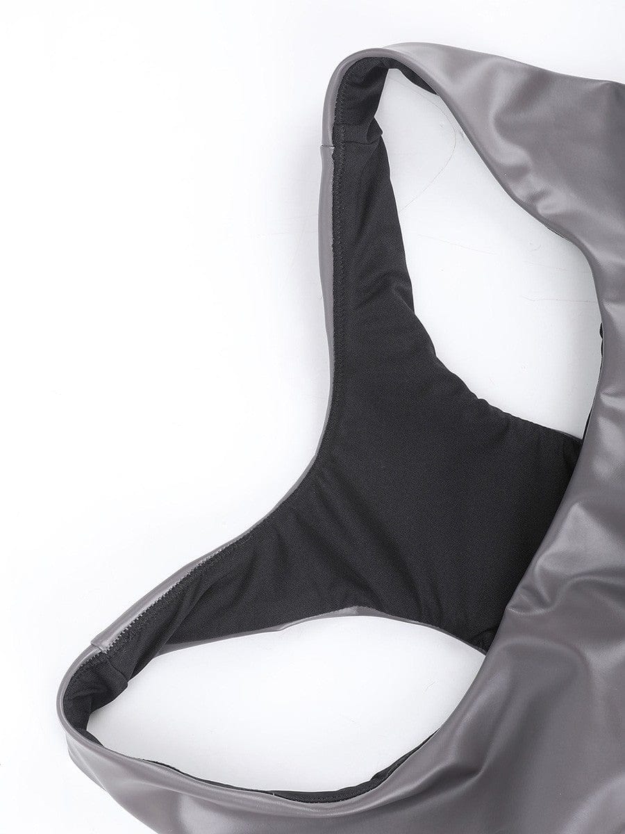 CurvyPower | NL Bras Silver Film Shaping Sauna Sports Bra with Removable Cups
