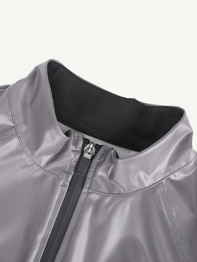 CurvyPower | NL Jumpsuit Long Sleeve Shaping Sauna Suit with Front Zipper