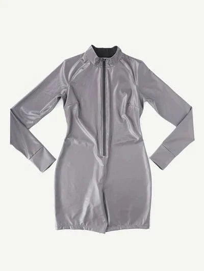 CurvyPower | NL Jumpsuit Long Sleeve Shaping Sauna Suit with Front Zipper
