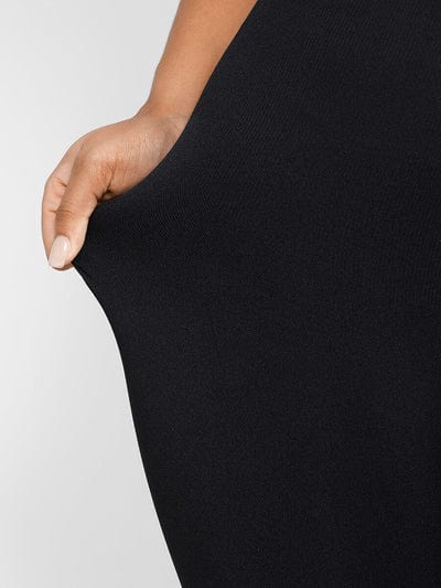 CurvyPower | NL Jumpsuit Low Back Tummy Control Flared Jumpsuit