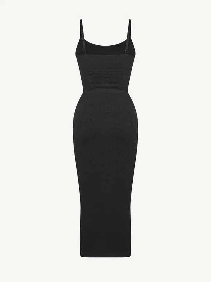 CurvyPower | NL Midi Dress Waist Control Bodycon Shapewear Midi Dress