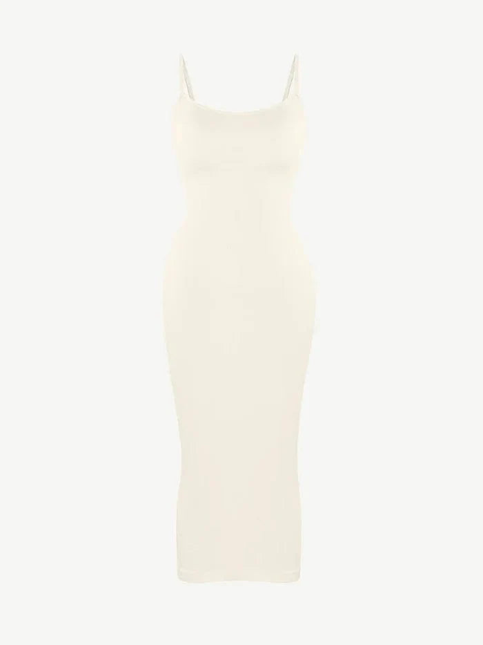 CurvyPower | NL Midi Dress Waist Control Bodycon Shapewear Midi Dress