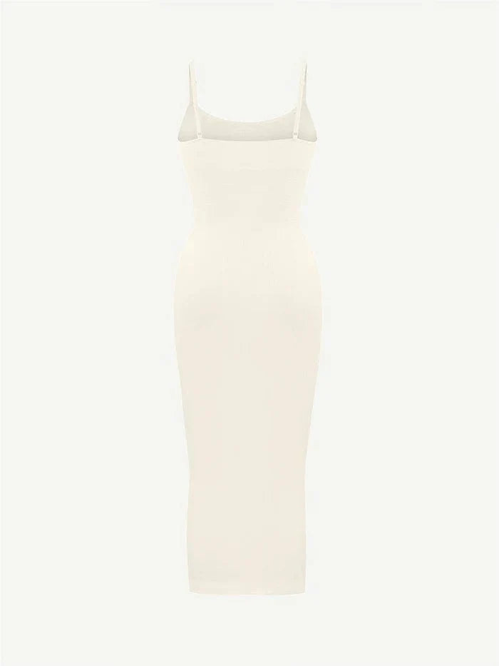 CurvyPower | NL Midi Dress Waist Control Bodycon Shapewear Midi Dress