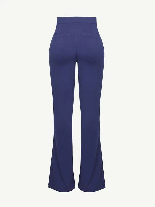 CurvyPower | NL Pants High-Waisted Flare Pants with Tummy Control and Leg Shaping