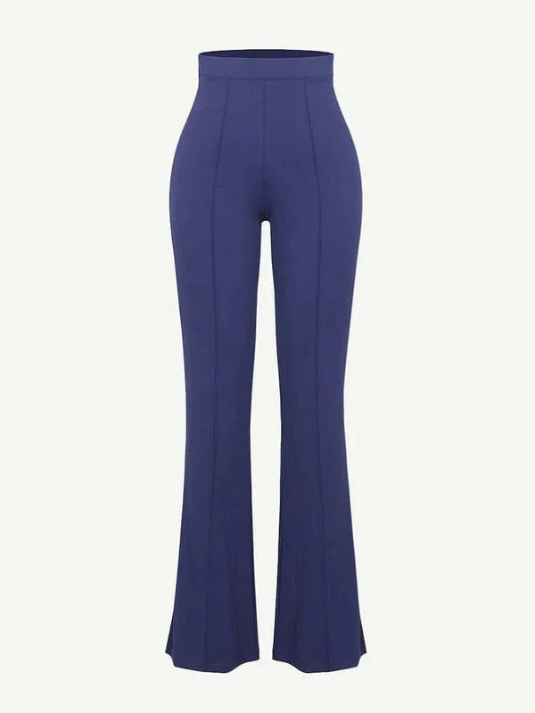CurvyPower | NL Pants High-Waisted Flare Pants with Tummy Control and Leg Shaping