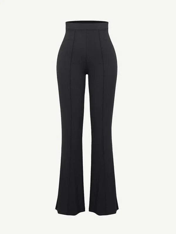 CurvyPower | NL Pants High-Waisted Flare Pants with Tummy Control and Leg Shaping
