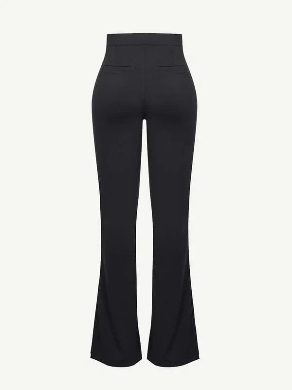 CurvyPower | NL Pants High-Waisted Flare Pants with Tummy Control and Leg Shaping