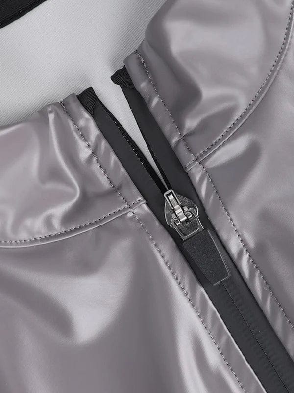 CurvyPower | NL Sauna Suit Long Sleeve Silver Film Sauna Shaper Top
