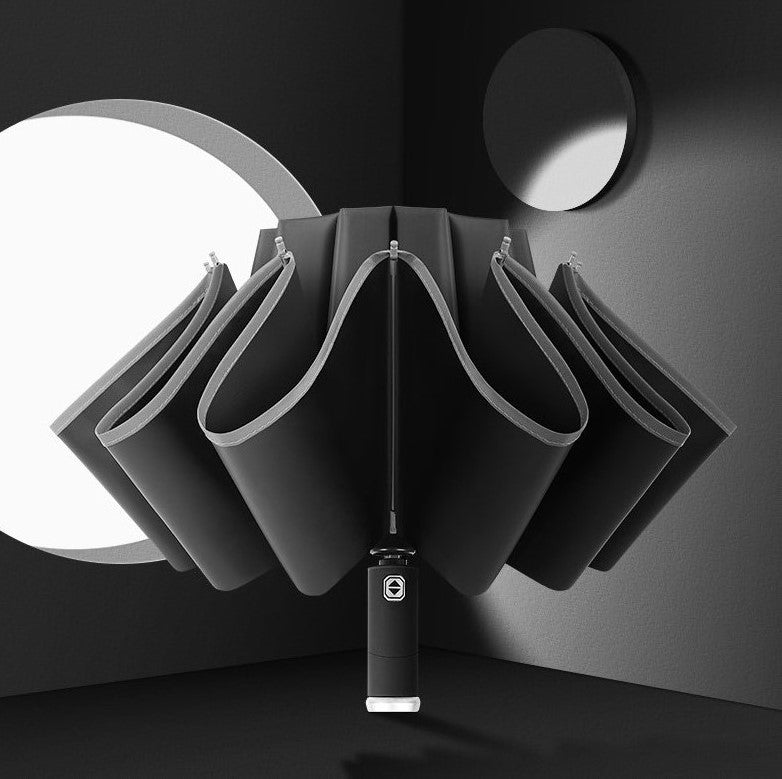 Hoge Kwaliteit Grote Windproof Massief Houten Handvat Paraplu