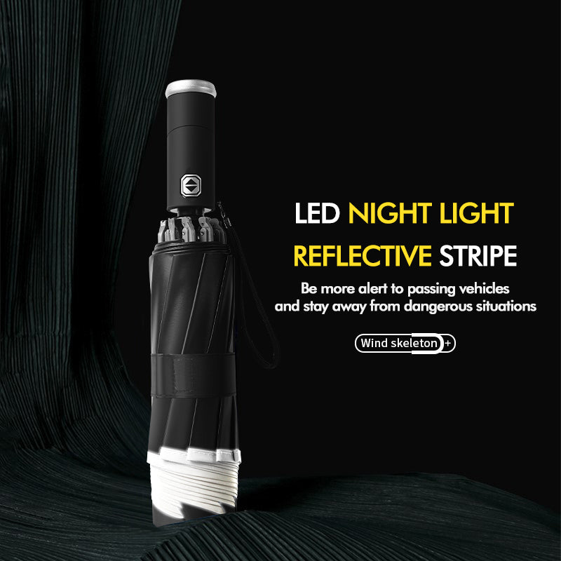 Hoge Kwaliteit Grote Windproof Massief Houten Handvat Paraplu