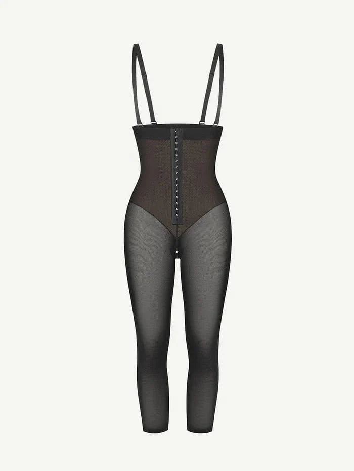CurvyPower | NL bodysuit Adjustable Straps Open-Bust Tummy Control Shapewear Bodysuit