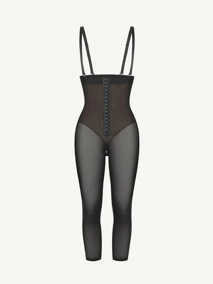 CurvyPower | NL bodysuit Adjustable Straps Open-Bust Tummy Control Shapewear Bodysuit