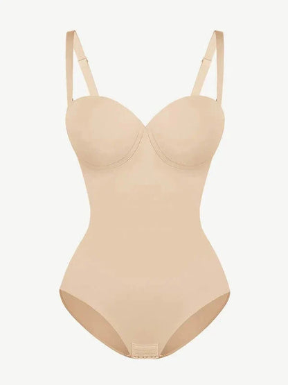 CurvyPower | NL bodysuit Bust Capped Shapewear Tummy Control Bodysuit
