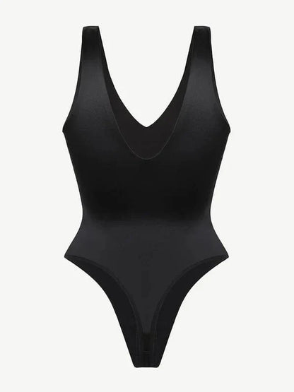 CurvyPower | NL bodysuit Deep V Neck Waist Slimming Shapewear Bodysuit