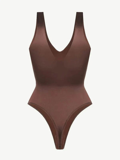 CurvyPower | NL bodysuit Deep V Neck Waist Slimming Shapewear Bodysuit