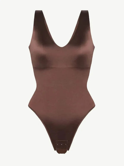 CurvyPower | NL bodysuit Deep V Neck Waist Slimming Shapewear Bodysuit