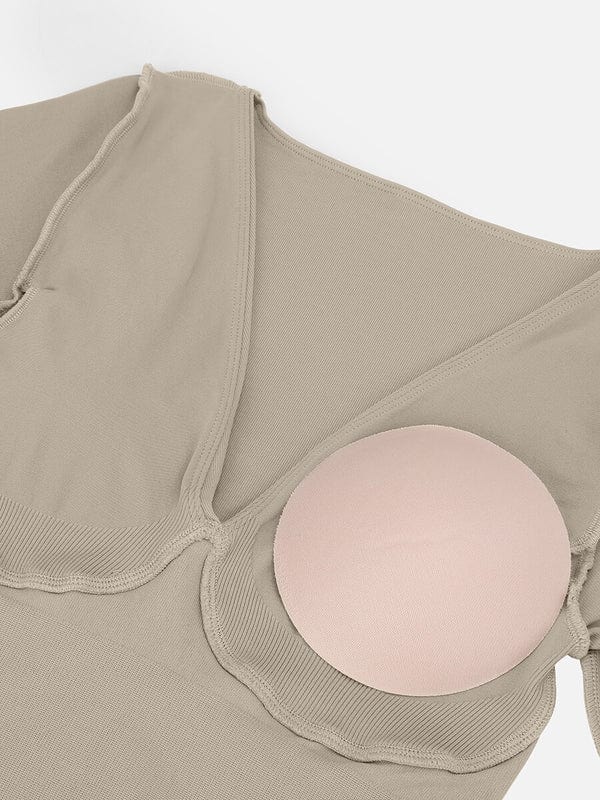 CurvyPower | NL bodysuit Deep V Whole Body Tummy Control Shaping Bodysuit