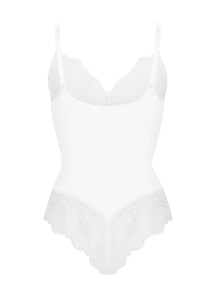 CurvyPower | NL bodysuit Elegant Lace Tummy Control Shapewear Bodysuit