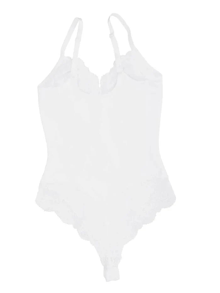CurvyPower | NL bodysuit Elegant Lace Tummy Control Shapewear Bodysuit